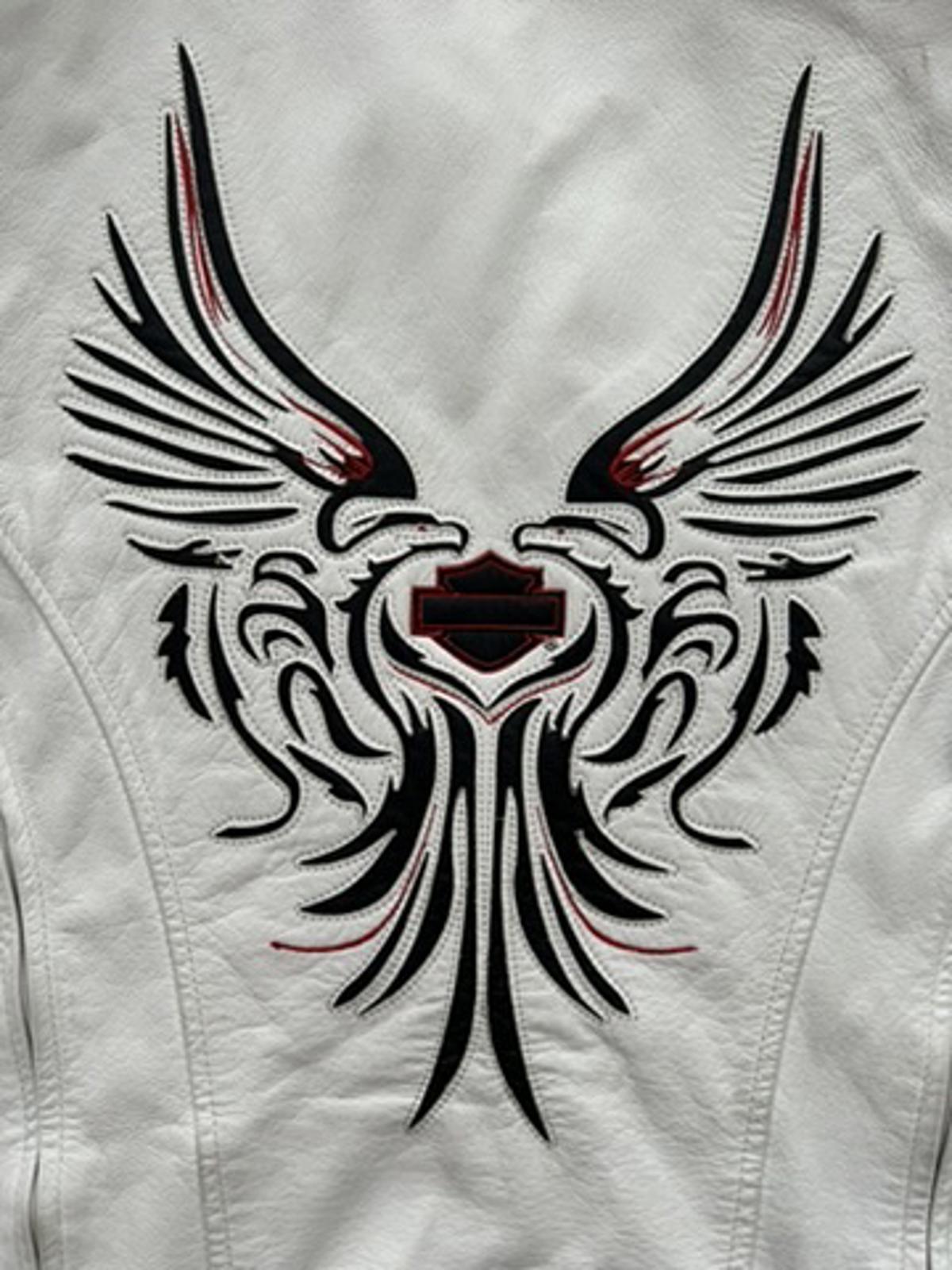 Women's Harley-Davidson Leather Jacket with Eagle Back Patch