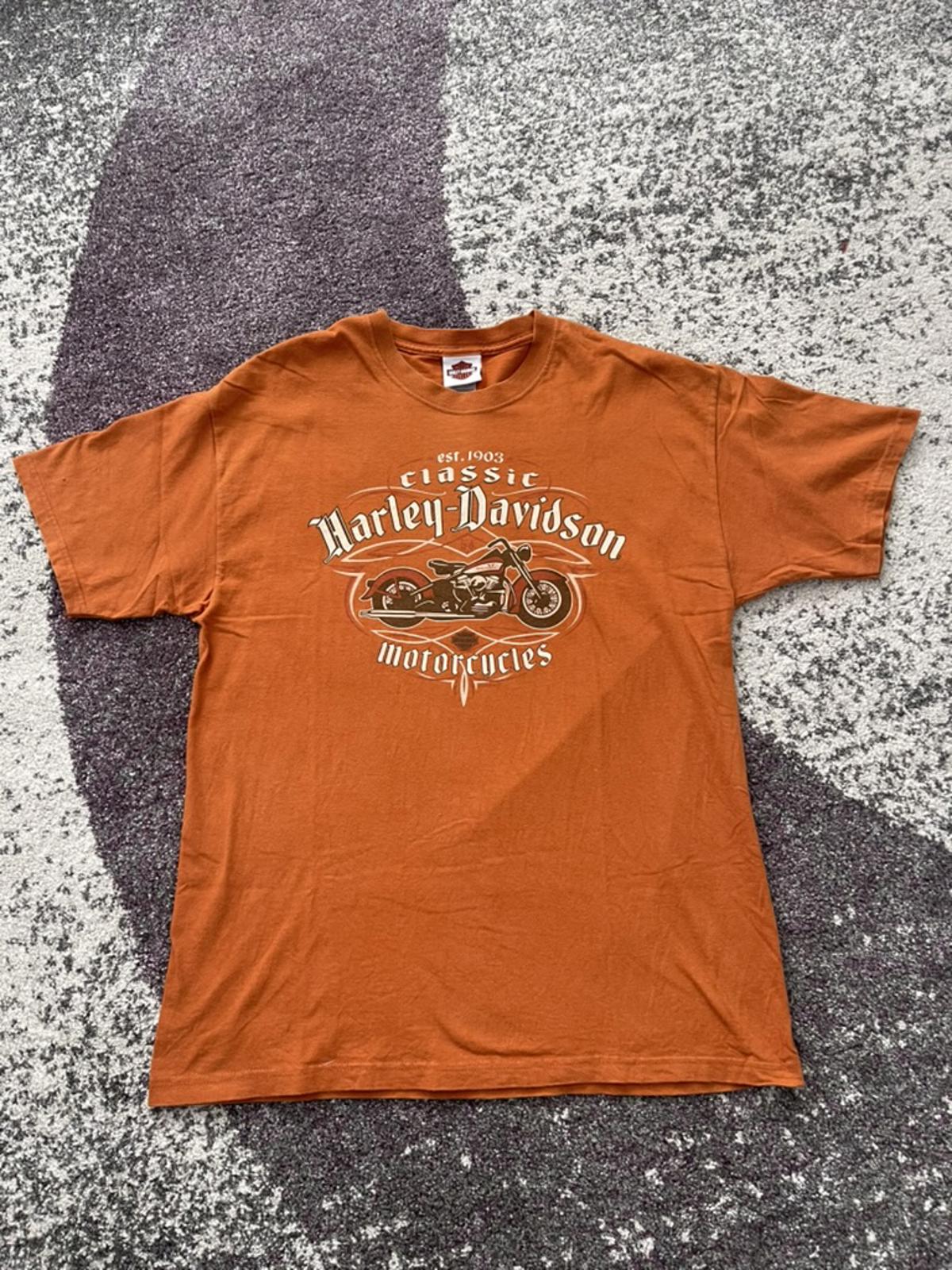 Vintage Jacox Harley-Davidson Rust Orange Tee – Graphic