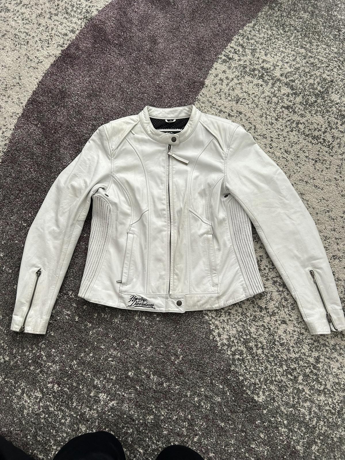 Women's Harley-Davidson Leather Jacket with Eagle Back Patch