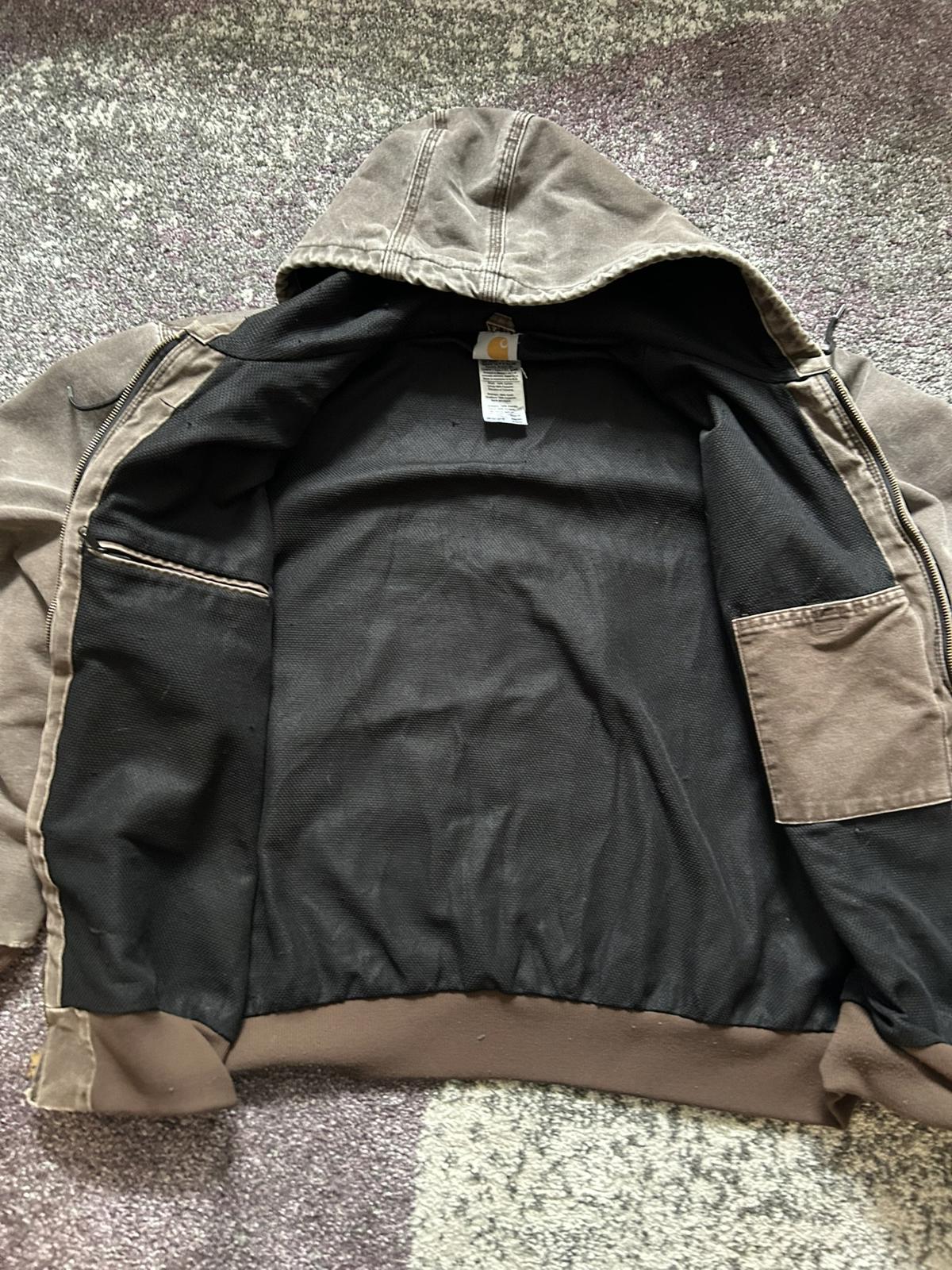 Vintage 2000s Carhartt Brown Duck Canvas Work Jacket