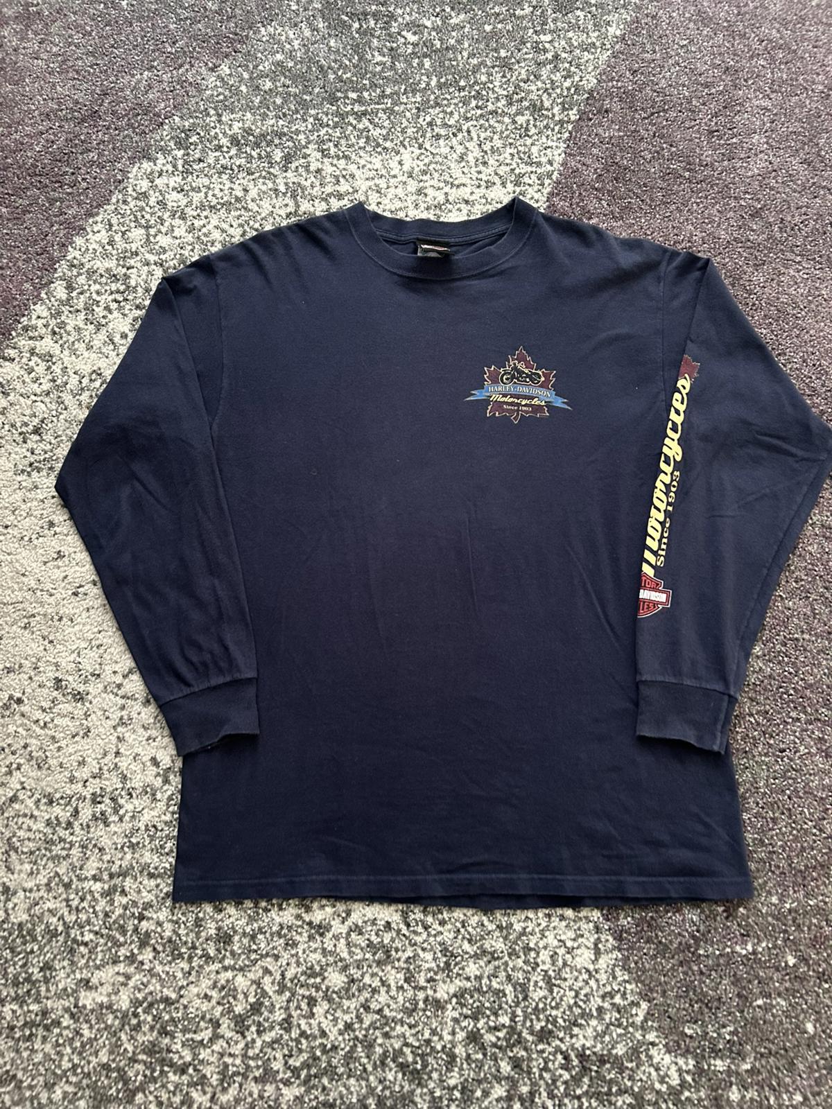 Vintage Harley-Davidson Maple Leaf Long Sleeve