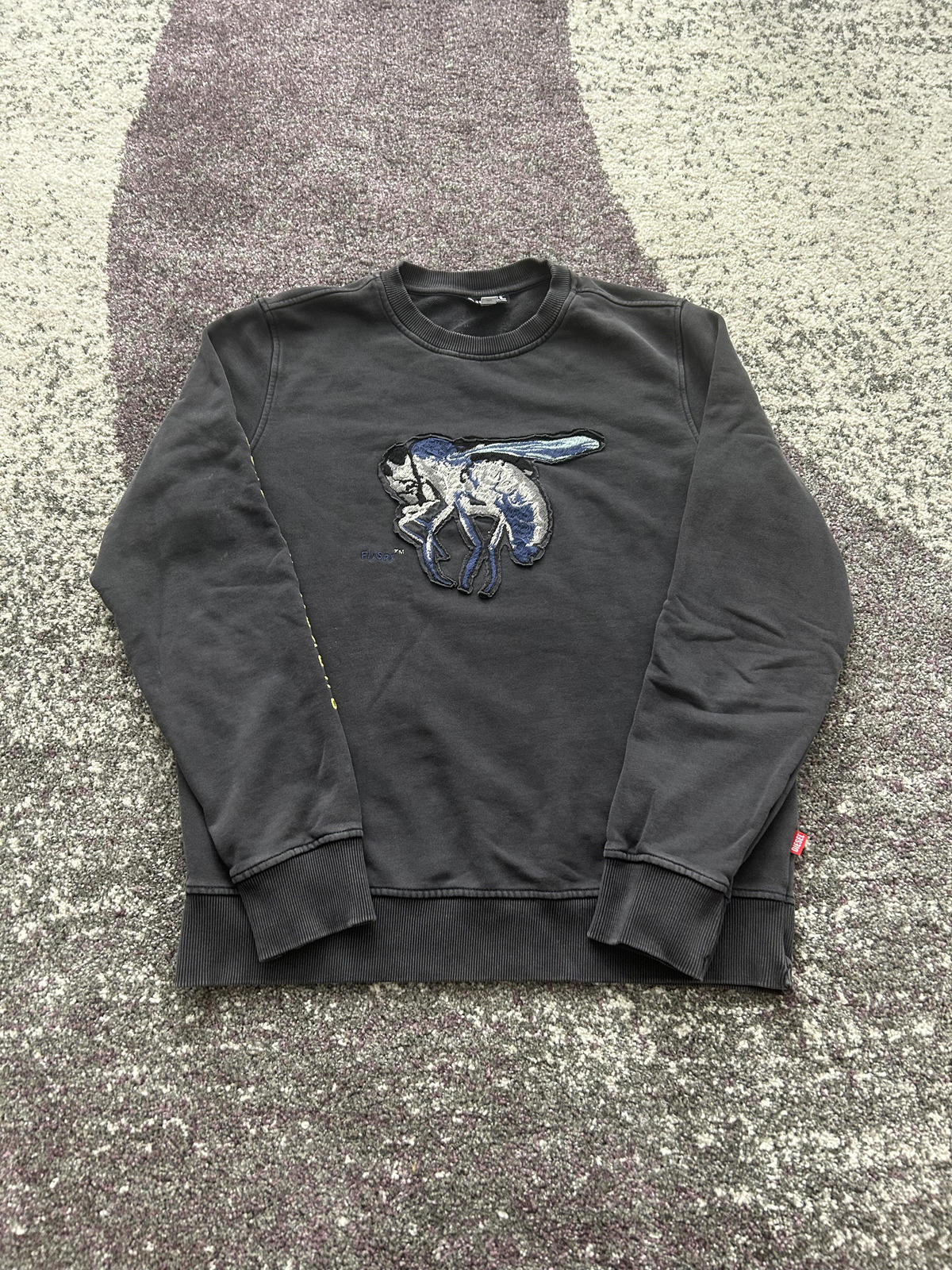 Diesel ‘S-GINNLONG’ Fly Embroidered Sweatshirt