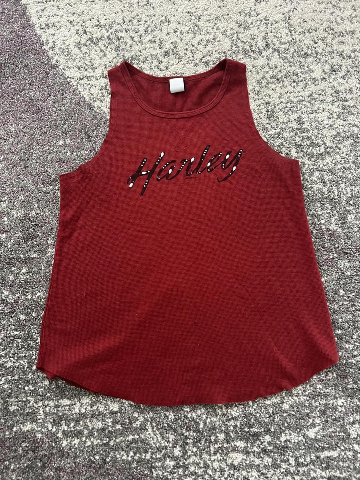Women's Vintage Harley-Davidson Niagara Falls Red Tank Top