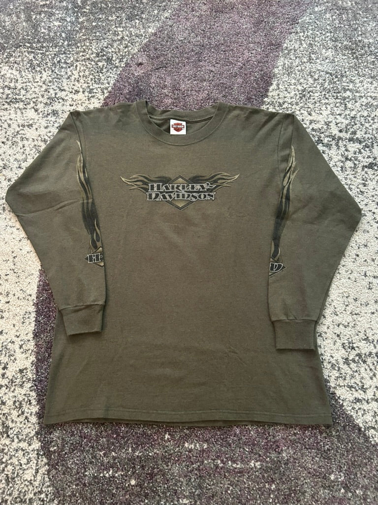 Vintage Harley-Davidson Flame Long Sleeve