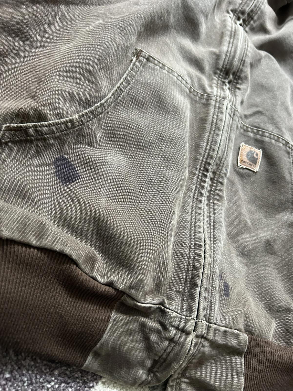 Vintage 2000s Carhartt Brown Duck Canvas Work Jacket