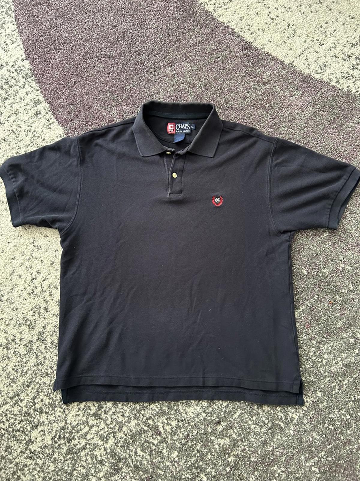 Chaps Ralph Lauren Men's Black Polo Shirt