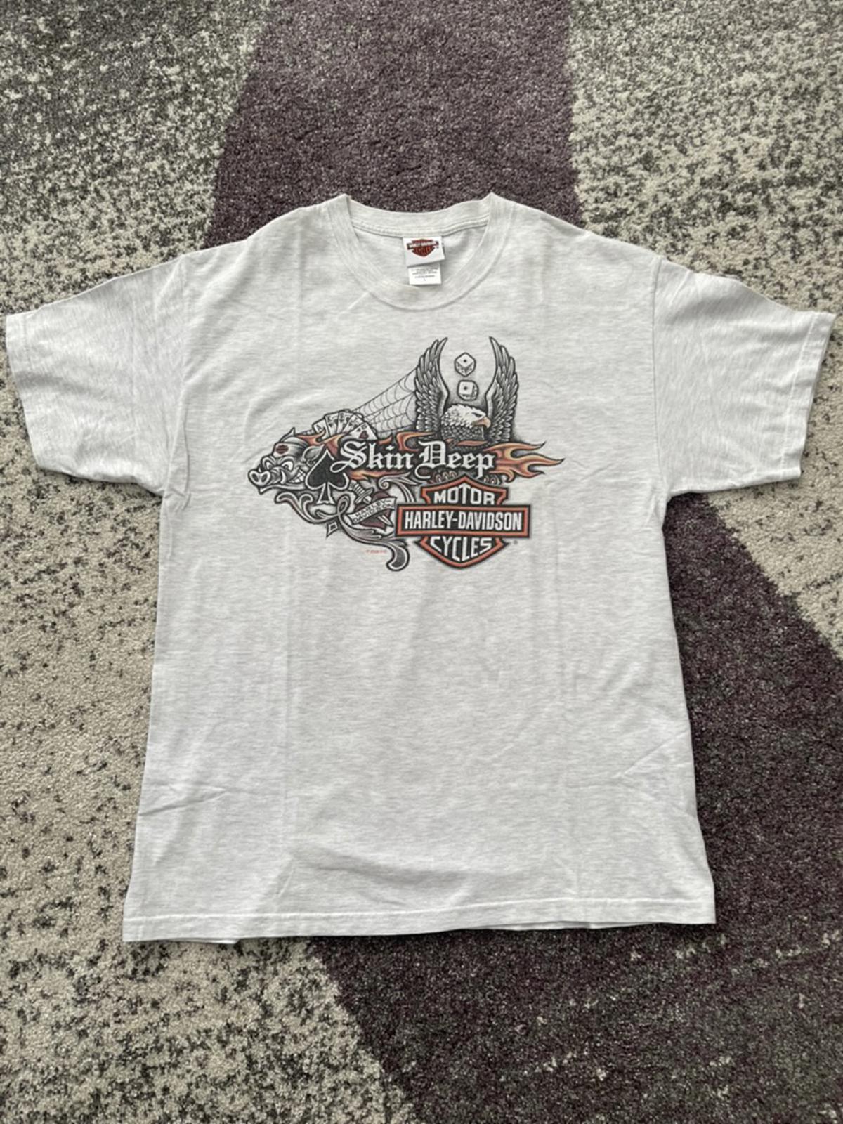 2009 Harley-Davidson “Skin Deep” Tattoo Art Tee Mississauga