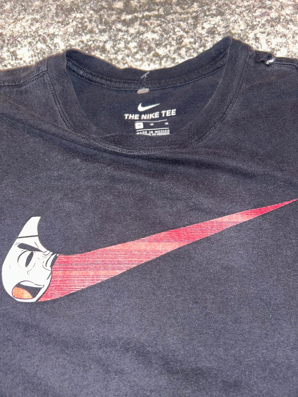 Nike Anime Men's Black Graphic T-Shirt