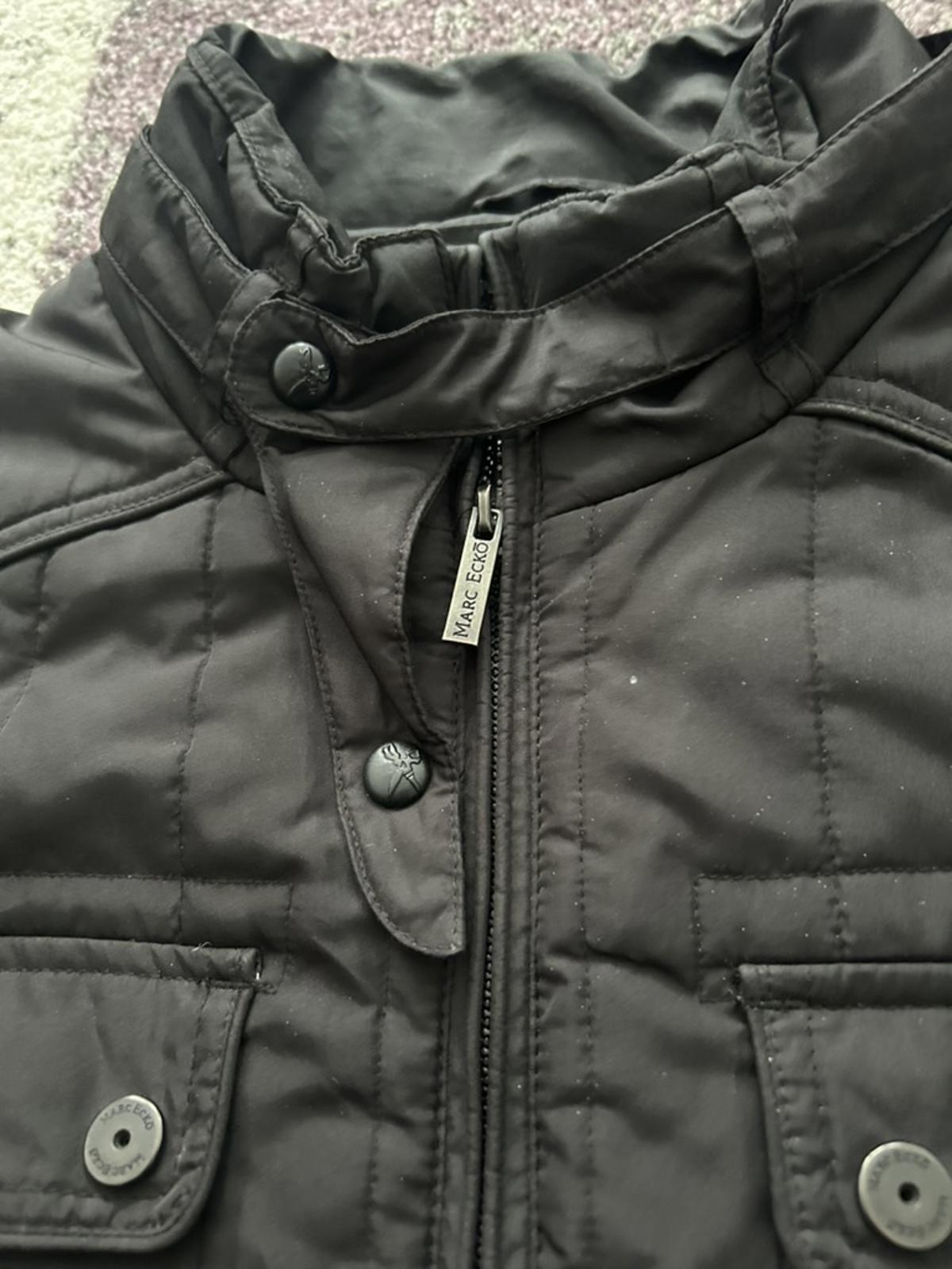 Men's Marc Ecko Cut & Sew Black Quilted Jacket