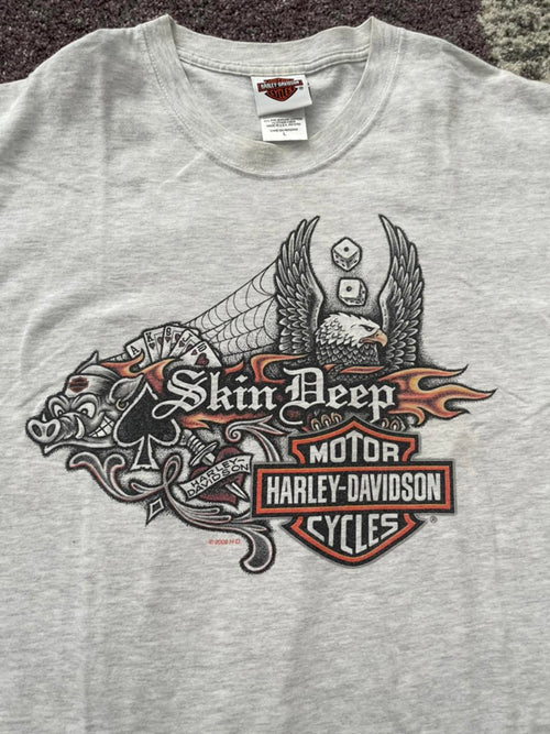2009 Harley-Davidson “Skin Deep” Tattoo Art Tee Mississauga