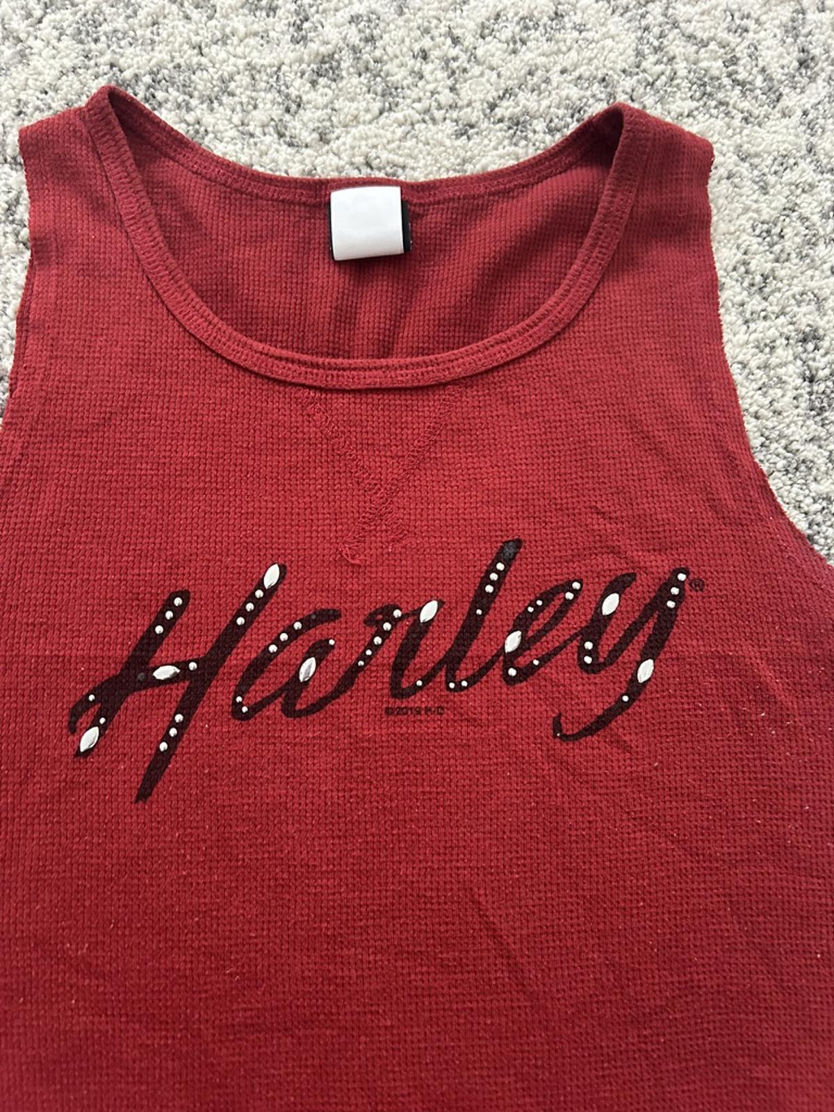 Women's Vintage Harley-Davidson Niagara Falls Red Tank Top
