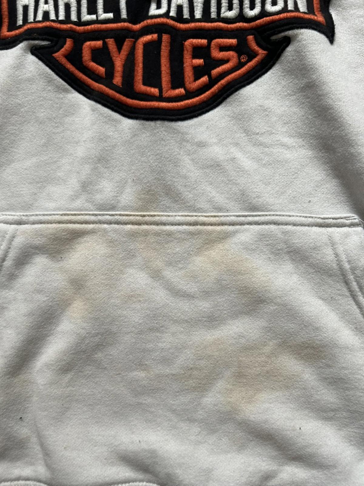 Vintage Harley-Davidson Two-Tone Embroidered Hoodie