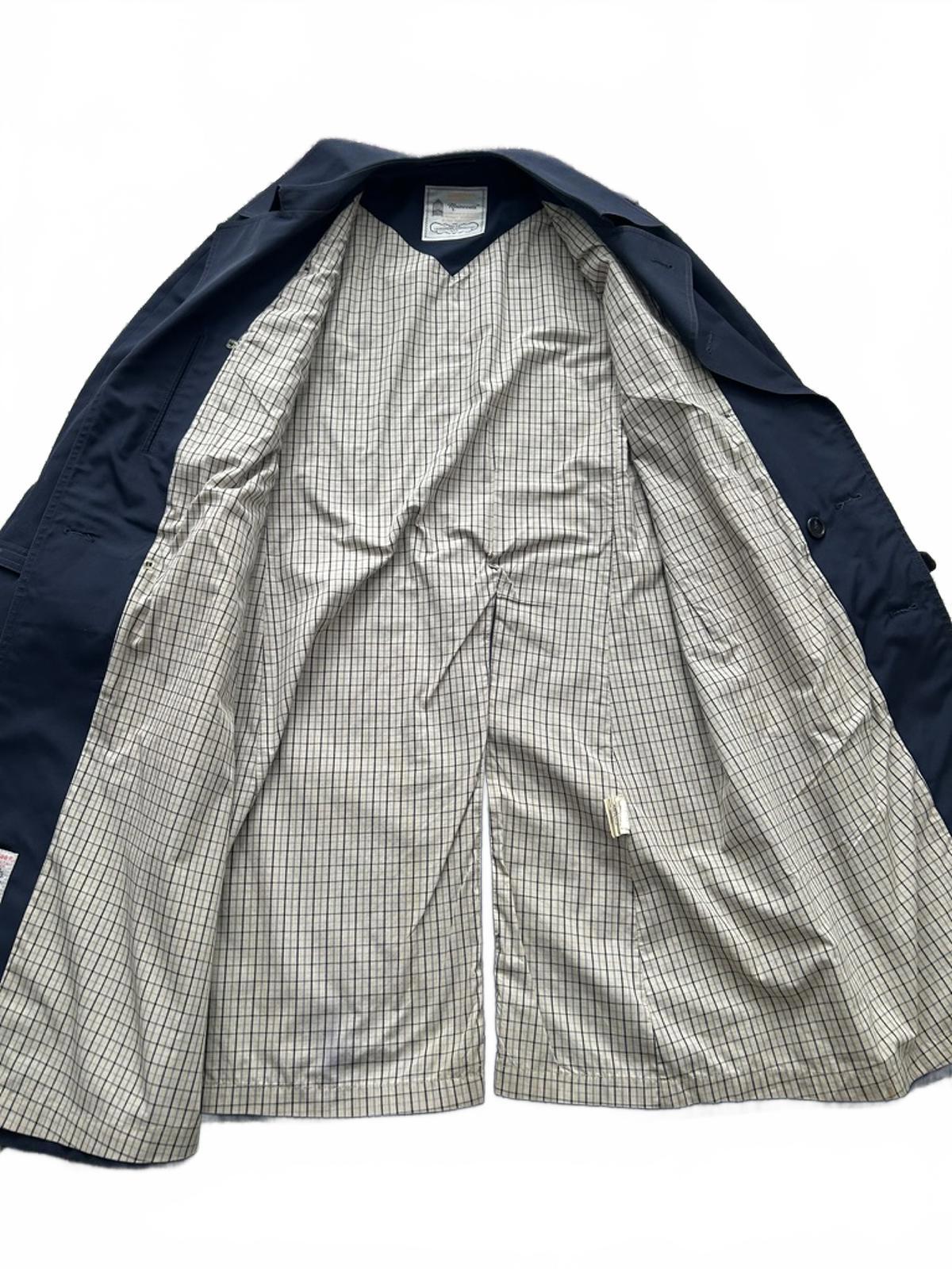 London Fog Men's Navy Blue Trench Coat Size 42R