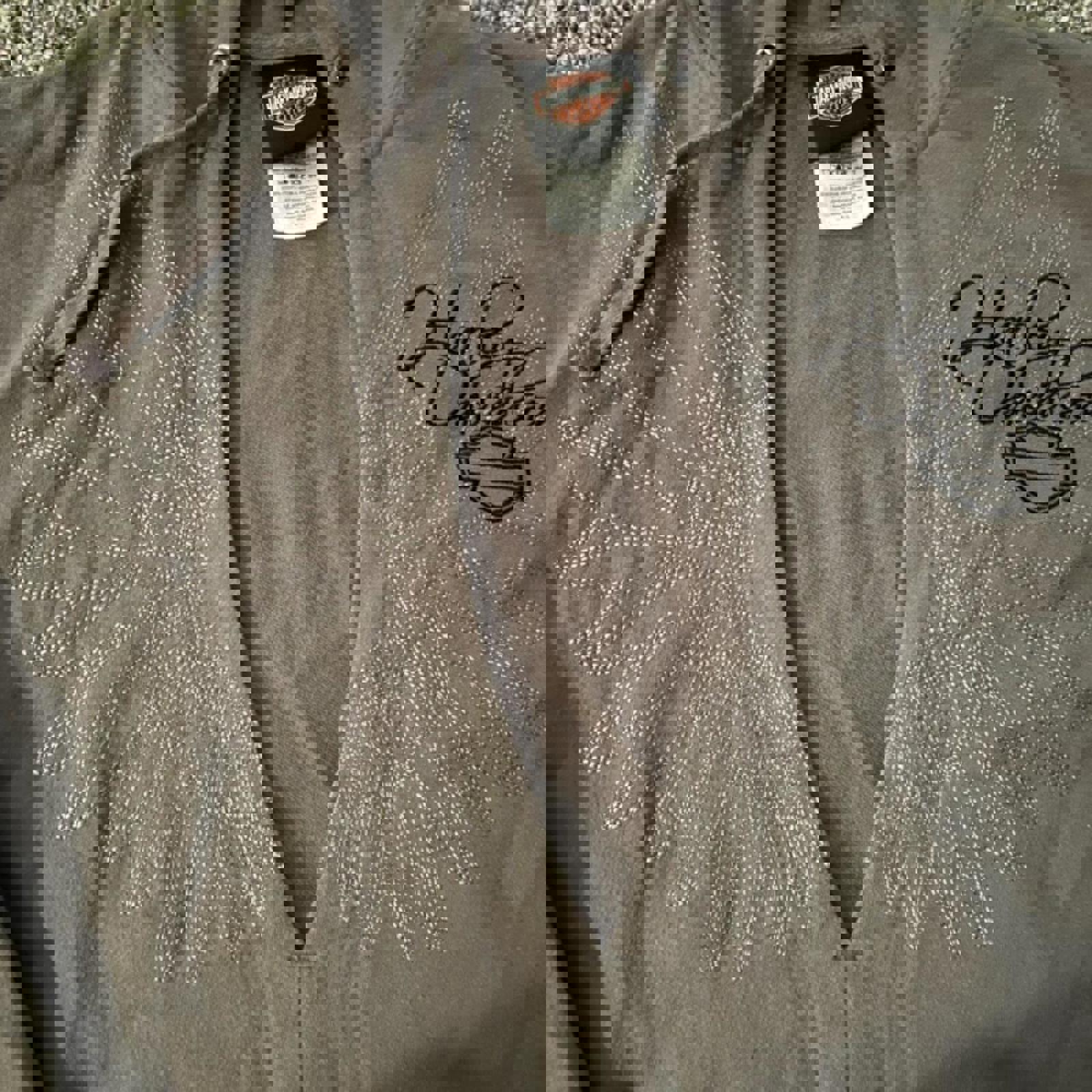 Harley-Davidson Rhinestone Wing Hoodie