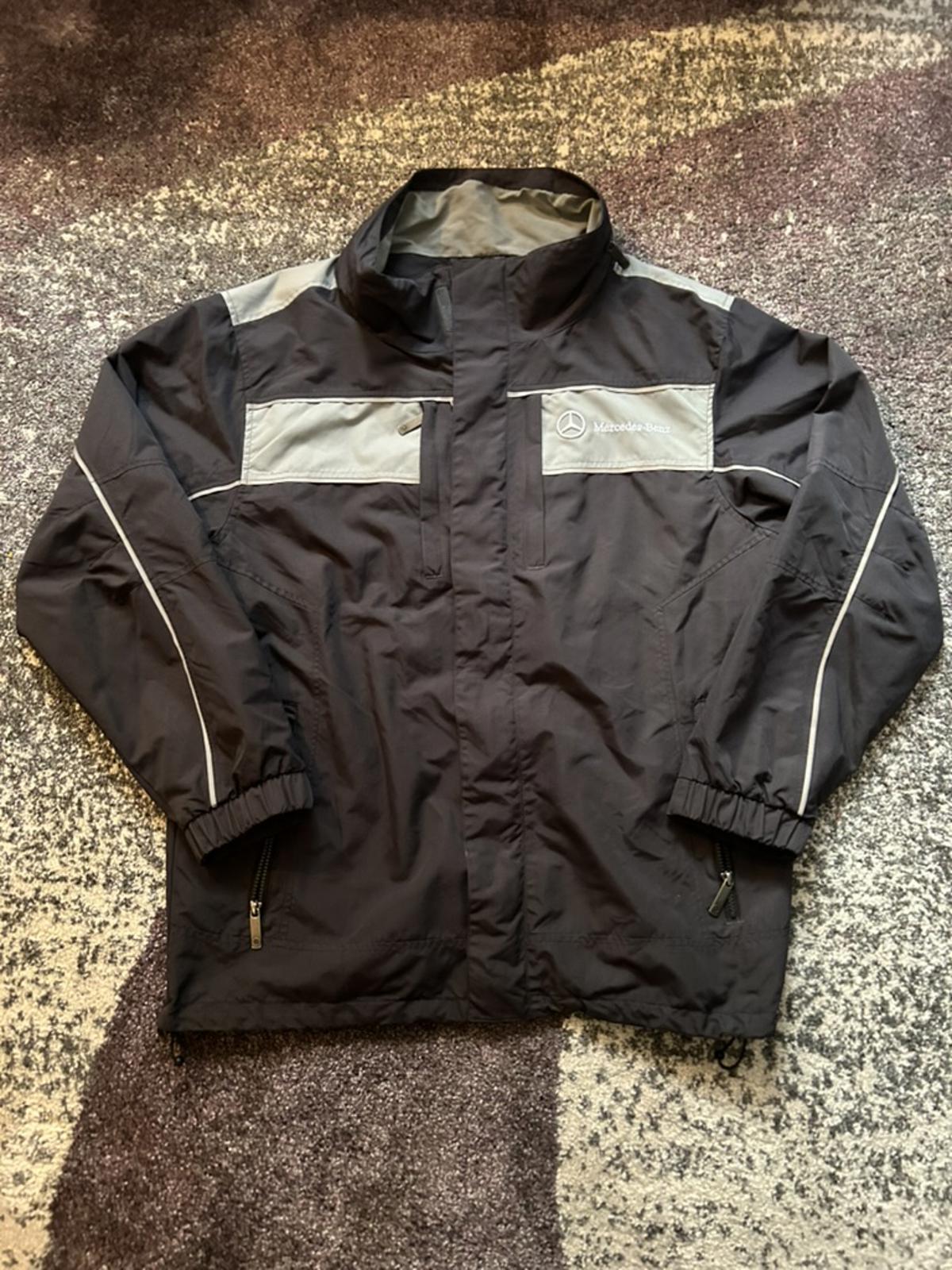 Vintage Mercedes-Benz Embroidered Windbreaker Jacket