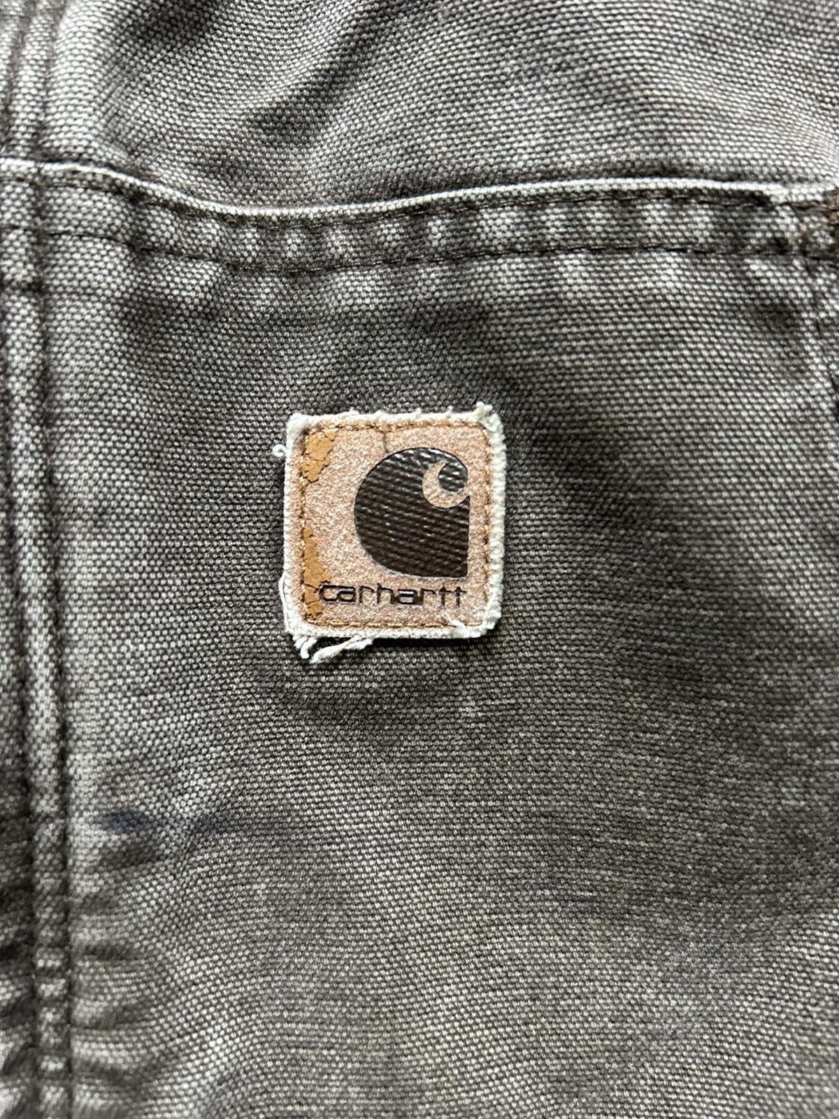 Vintage 2000s Carhartt Brown Duck Canvas Work Jacket