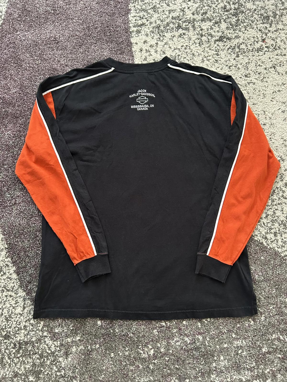 Harley-Davidson Long Sleeve T-Shirt - Black and Orange