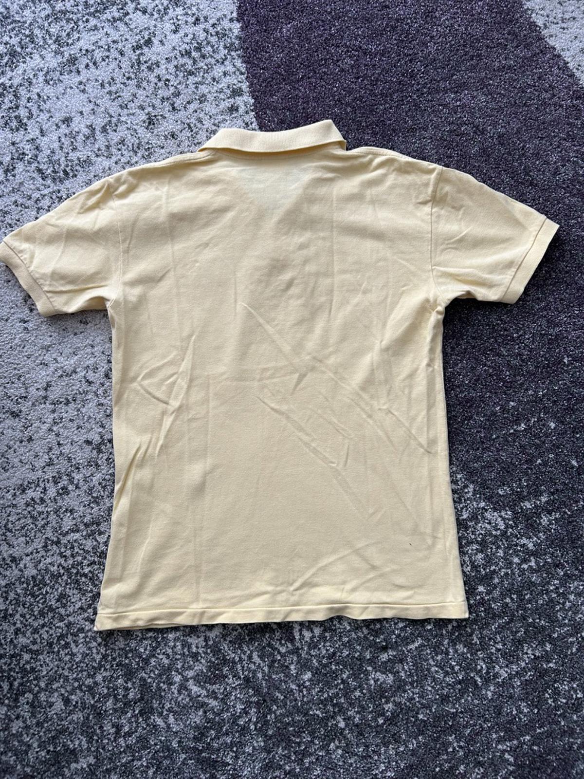 Lacoste Men's Yellow Polo Shirt - Size 7 (XL)