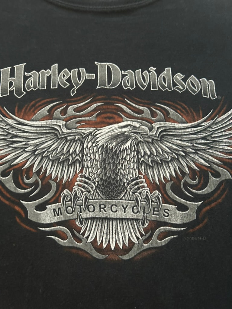 Harley-Davidson Long Sleeve Tee - Black Eagle Design