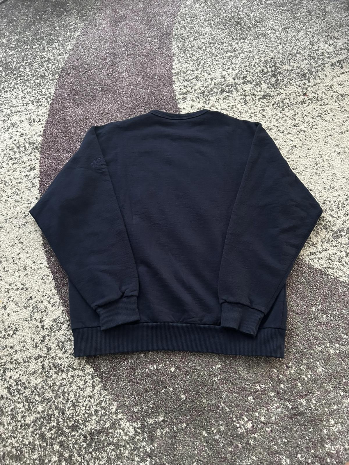 Vintage Harley-Davidson Navy Crewneck – Tonal Bar & Shield