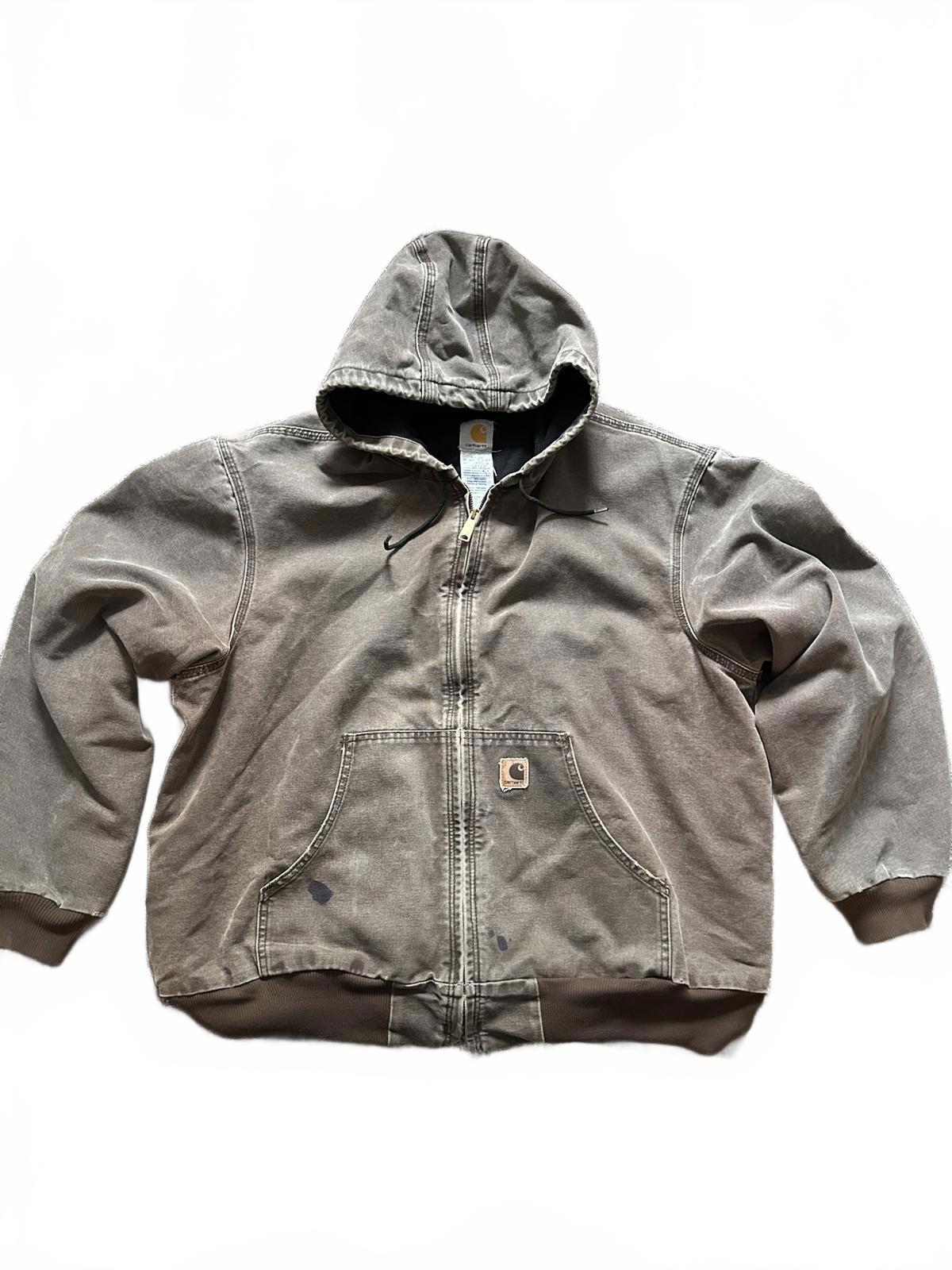 Vintage 2000s Carhartt Brown Duck Canvas Work Jacket