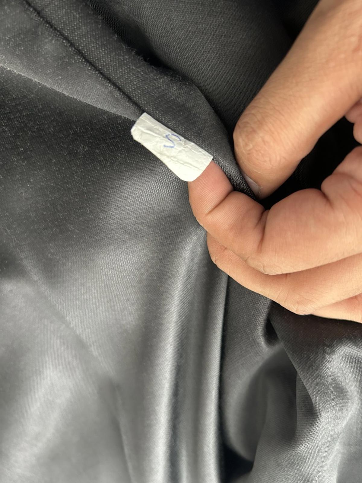 Vintage Women's Black Leather and Suede Jacket with Bird App