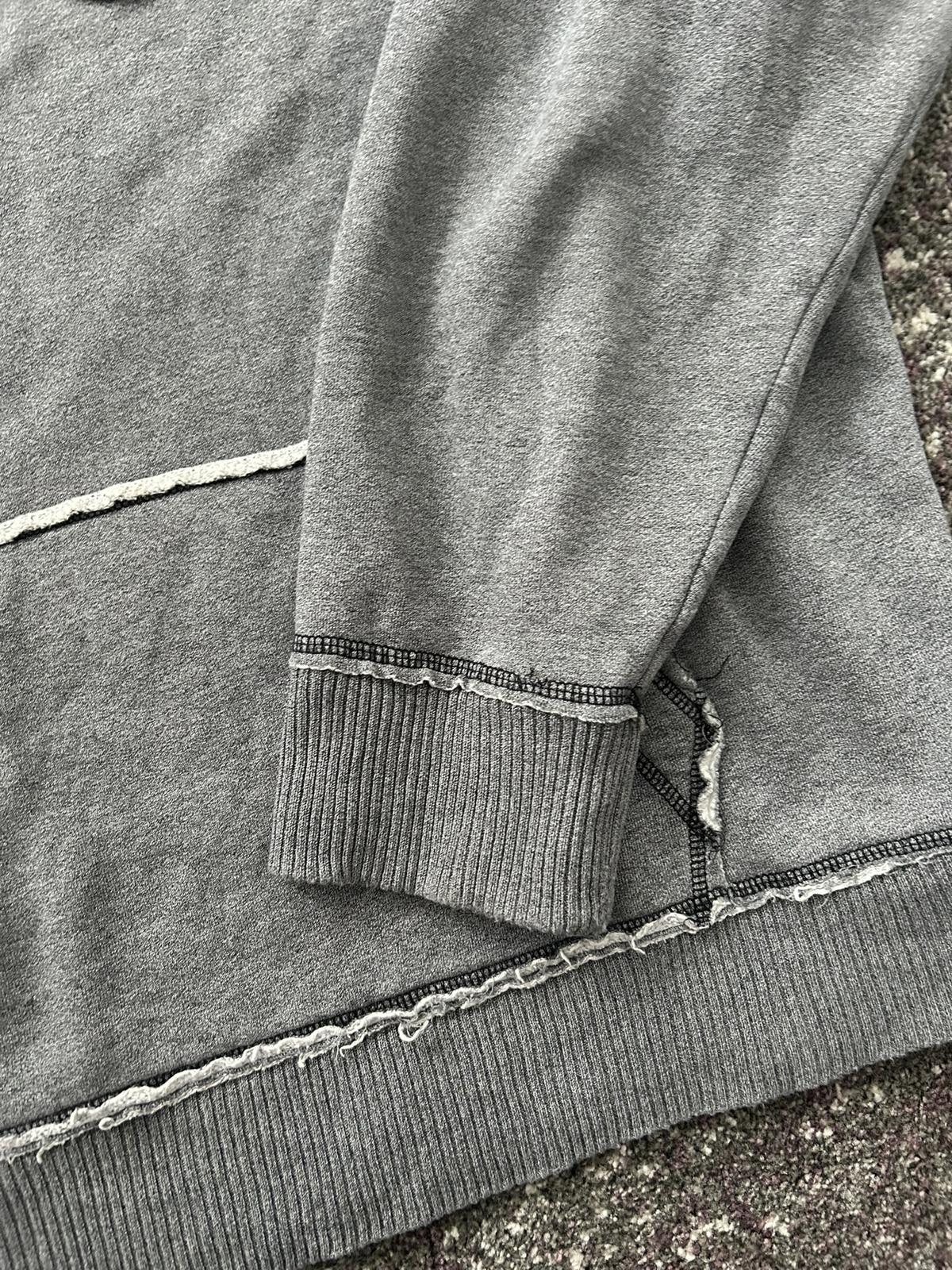 Roots Gothic Logo Hoodie – Distressed Grey Pullover