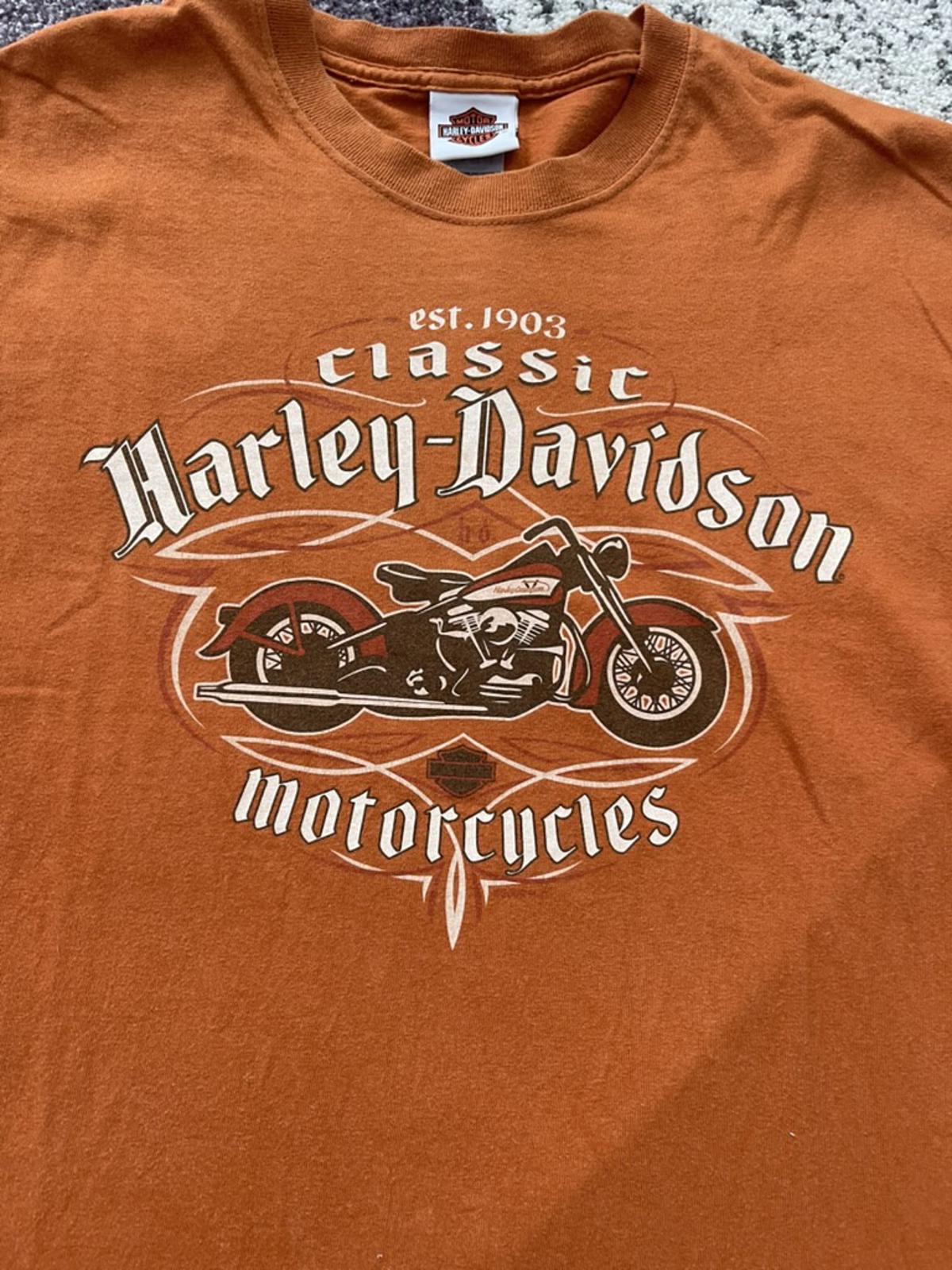 Vintage Jacox Harley-Davidson Rust Orange Tee – Graphic