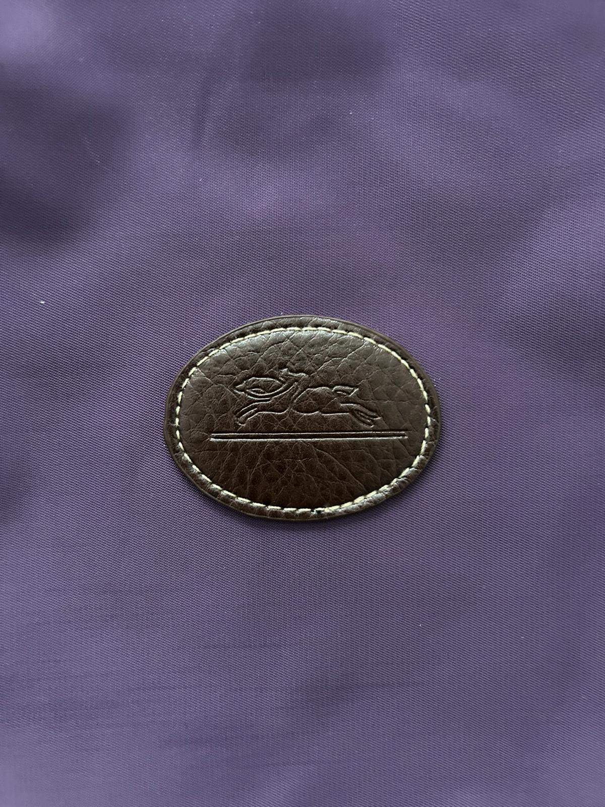 Vintage Longchamp Nylon Crossbody Bag – Purple