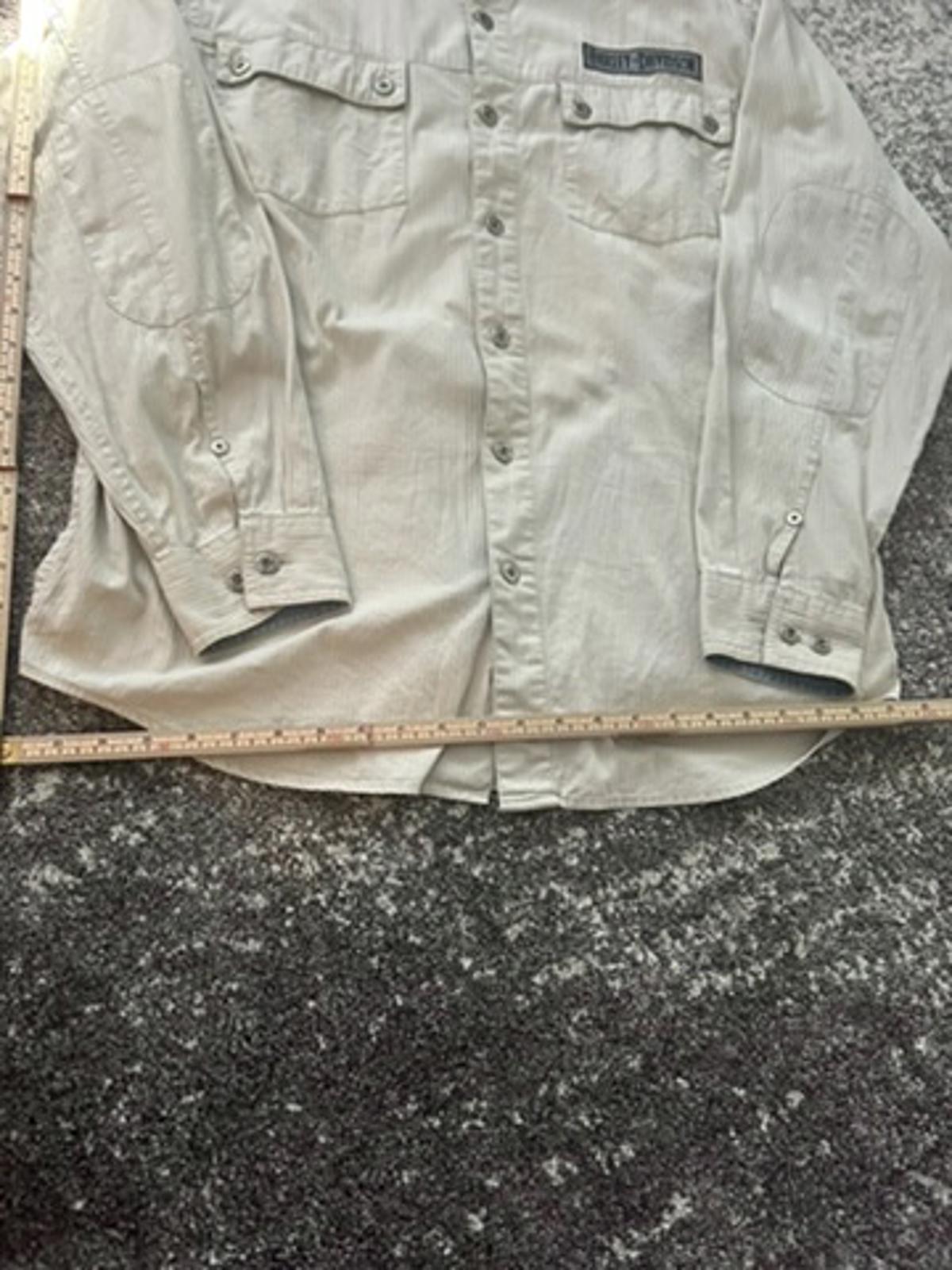 Harley-Davidson Men's Button-Up Embroidered Shirt - Beige