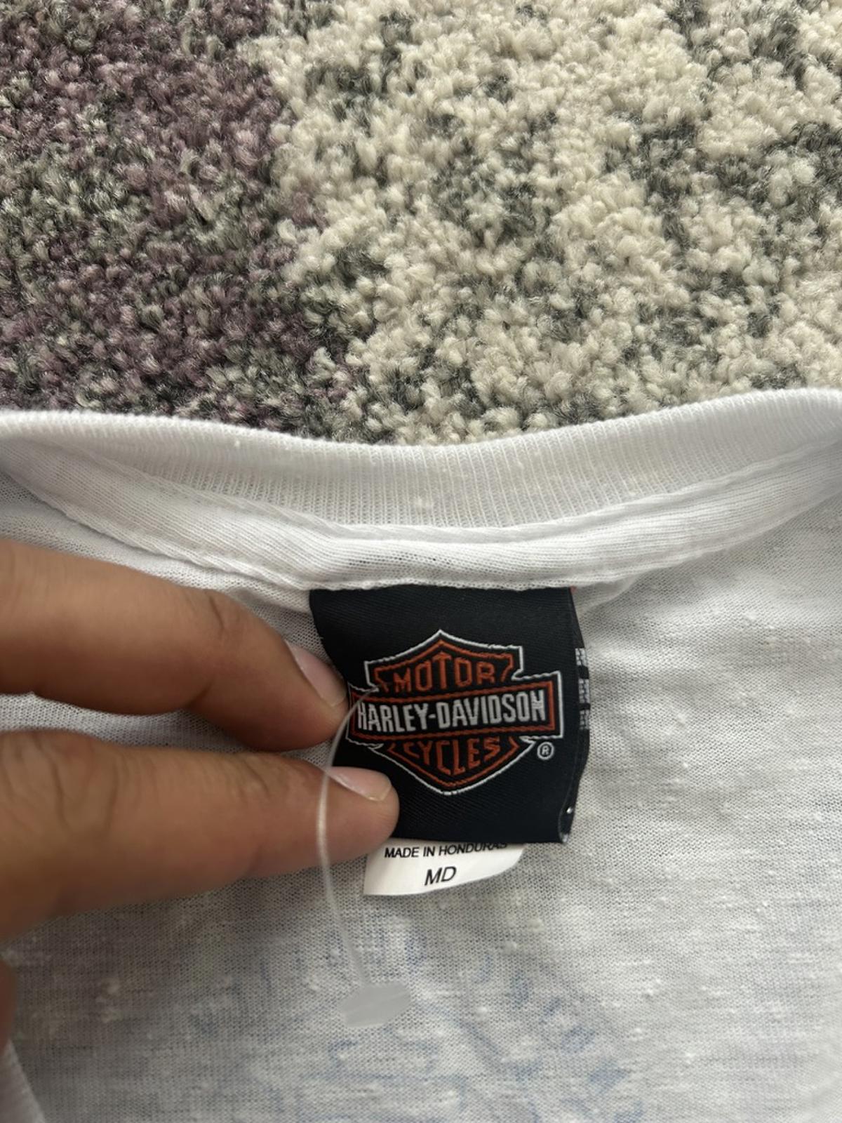 Harley-Davidson Blue Flame Ombre V-Neck Tee – Barrie