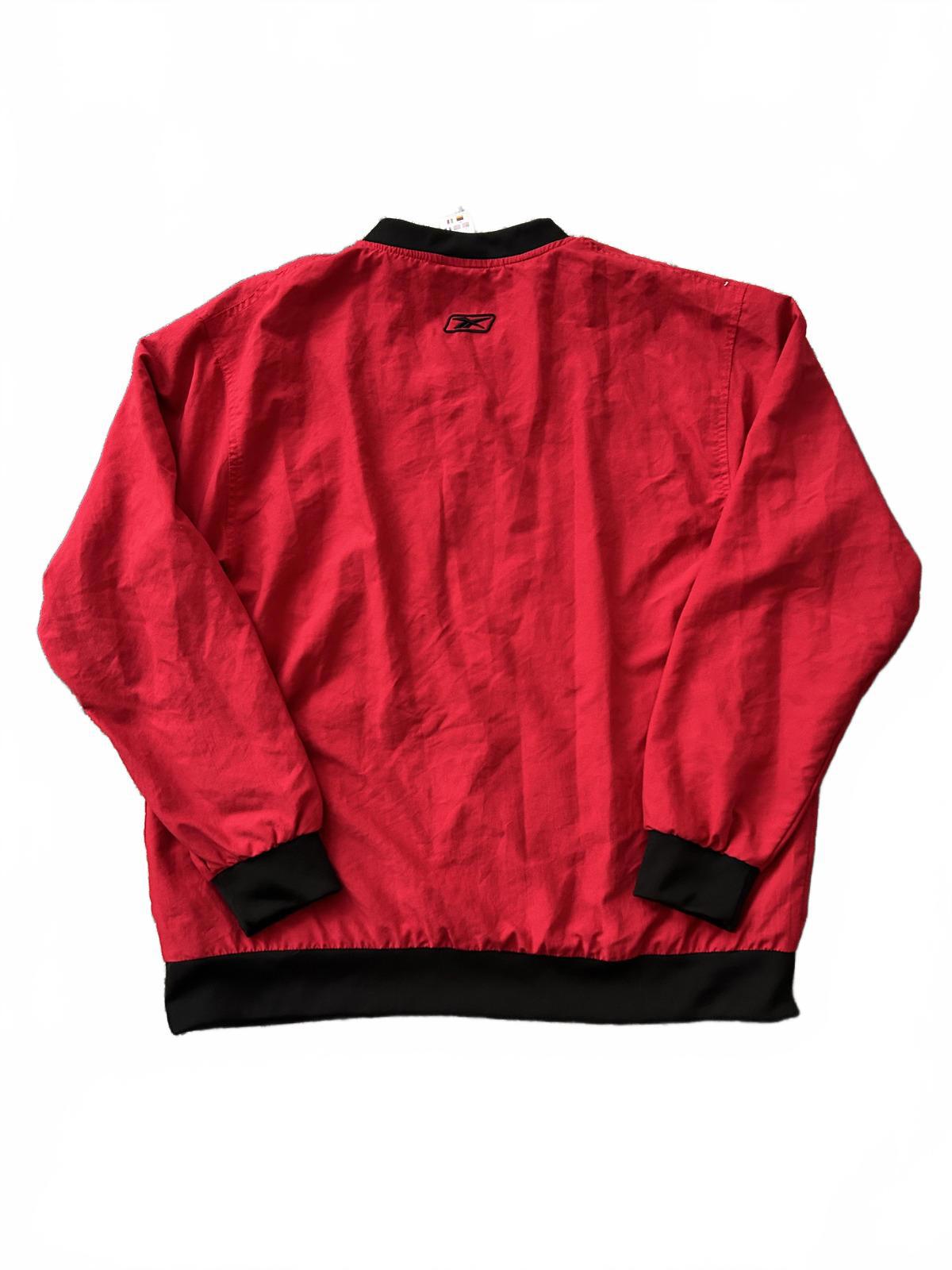 Y2K Reebok (RBK) Red Windbreaker Pullover
