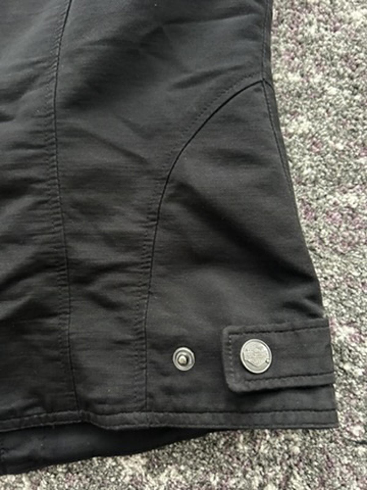 Black Harley-Davidson Riding Jacket with Embroidered Logos