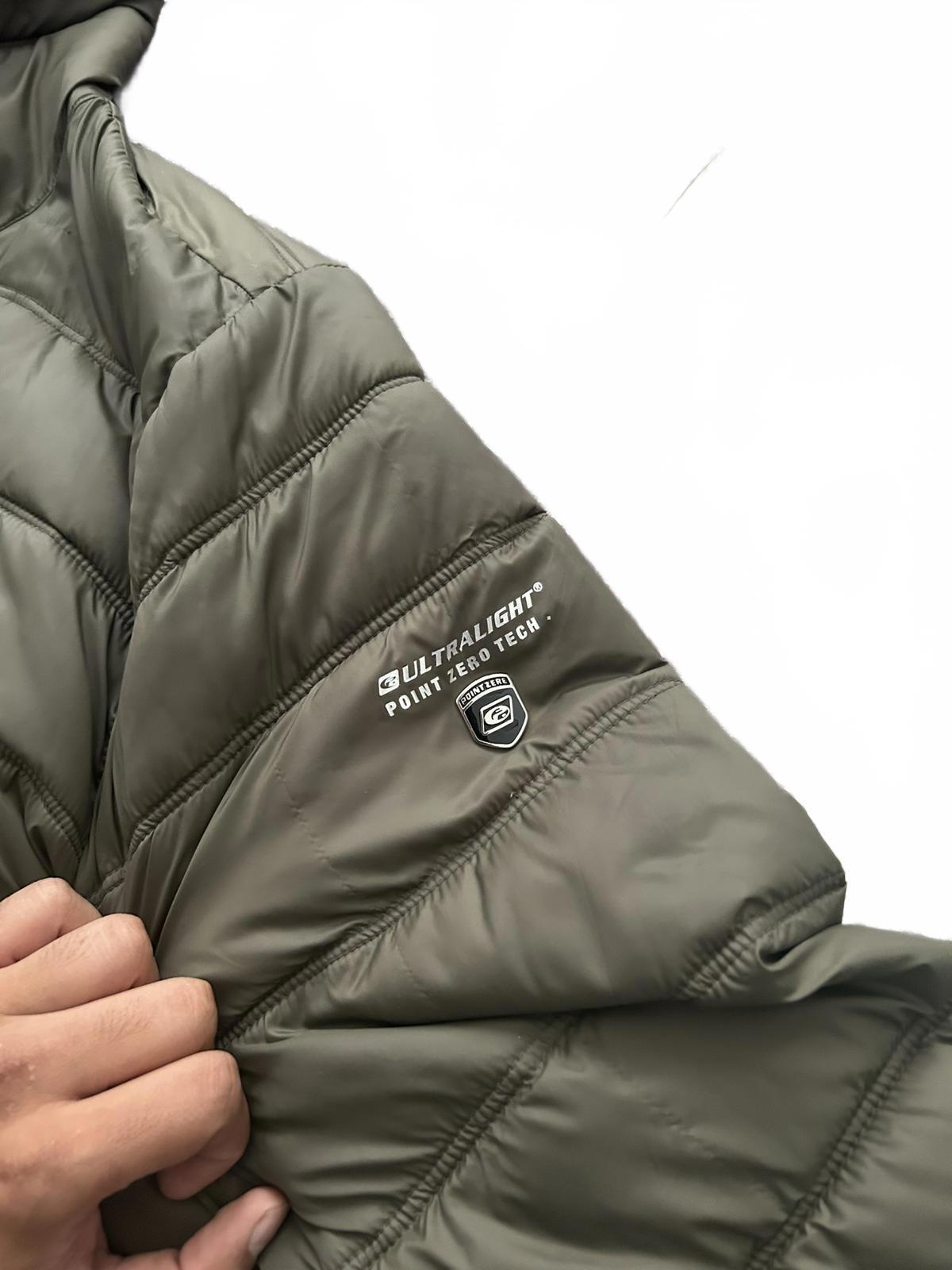 Men's Olive Green Point Zero Ultralight Puffer Jacket