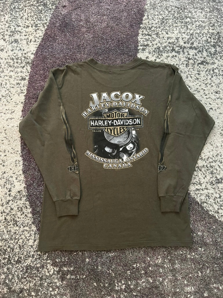 Vintage Harley-Davidson Flame Long Sleeve