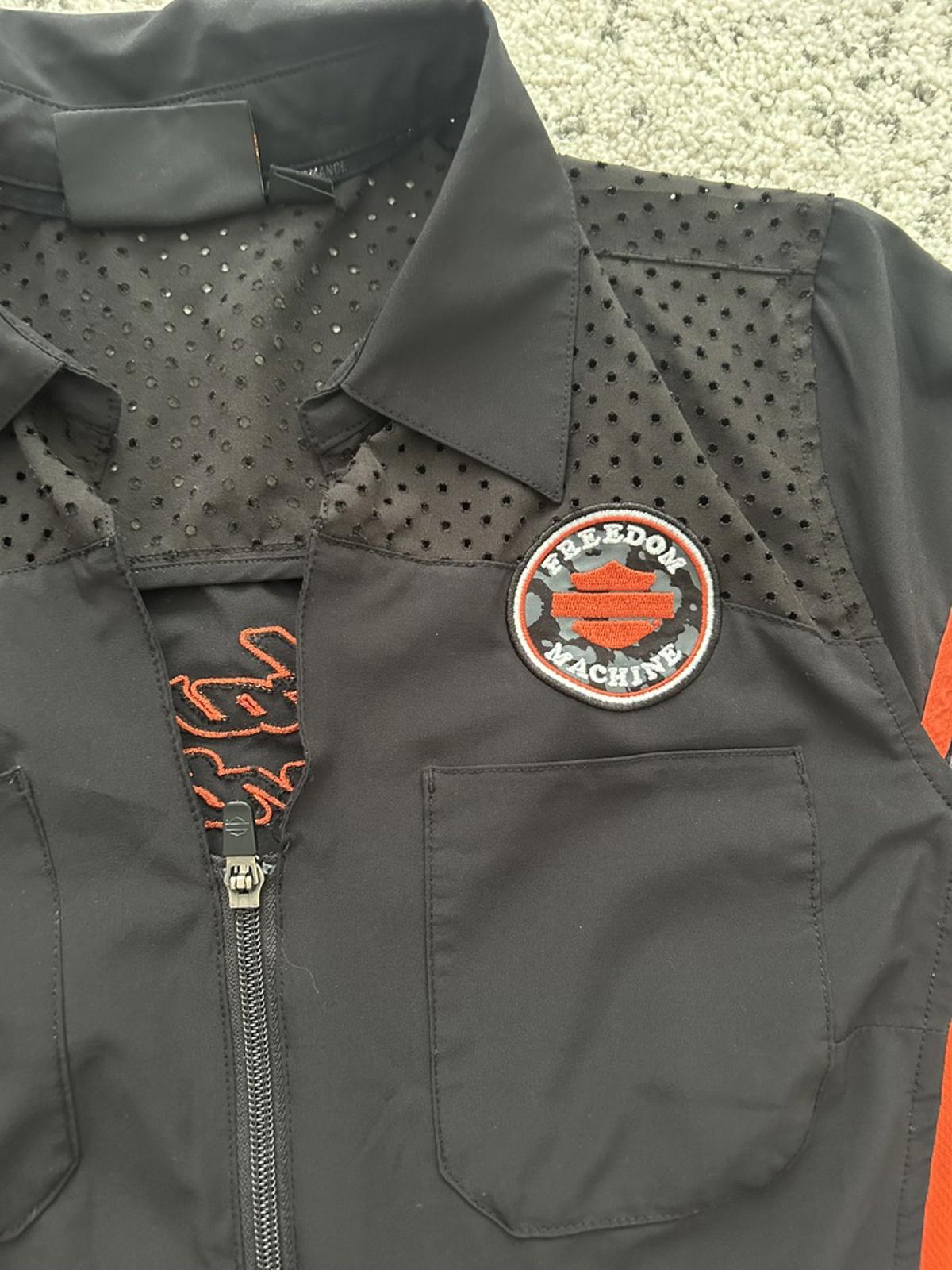 Harley-Davidson “Freedom Machine” Performance Zip Shirt