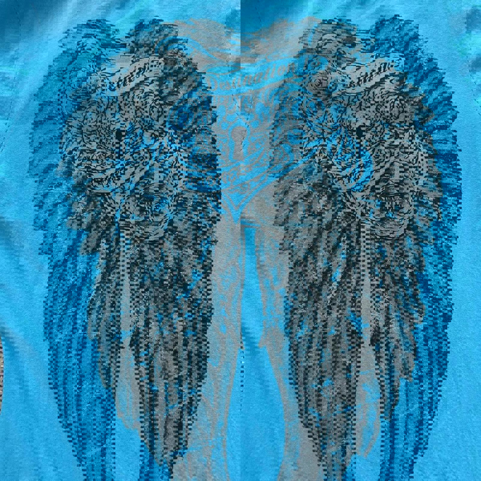 Destination 13 Rhinestone Angel Wing Tee — Port Dover 2012
