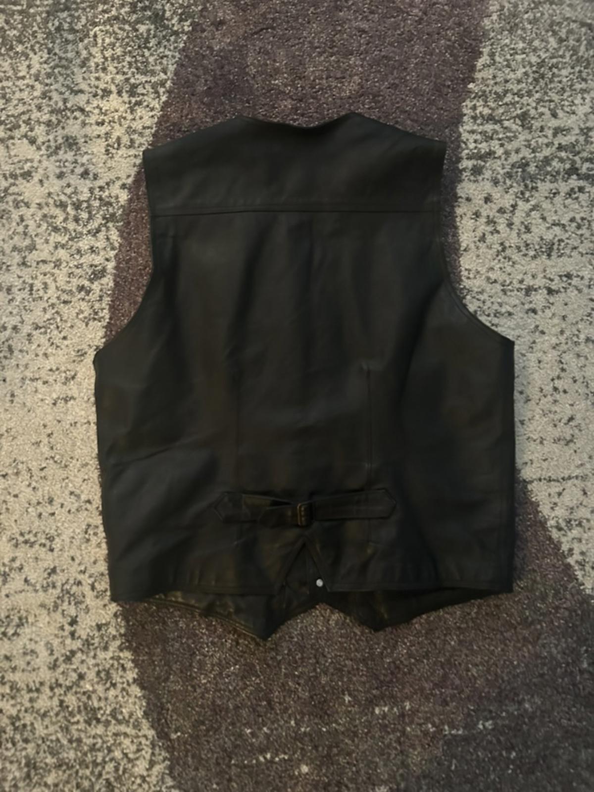 Wrangler Premium Leather Vest - Men's L