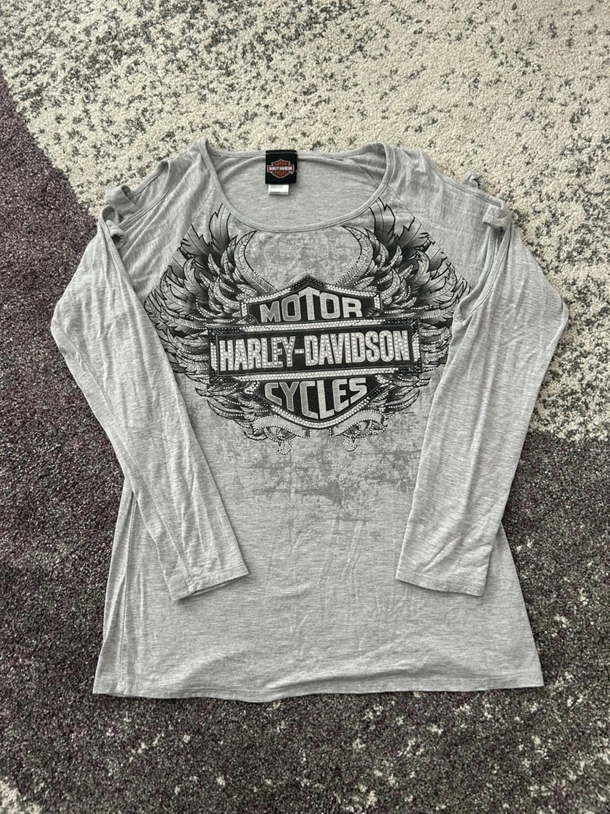 Harley-Davidson Women's Long Sleeve Top with Winged Logo