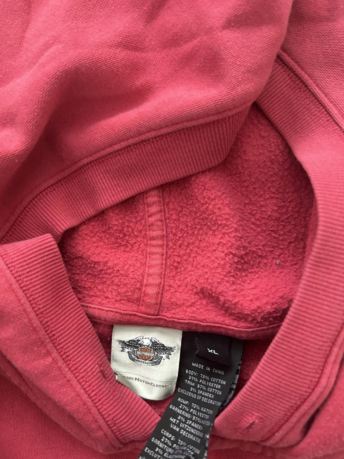 Harley-Davidson Women's Pink Zip-Up Hoodie Sweatshirt