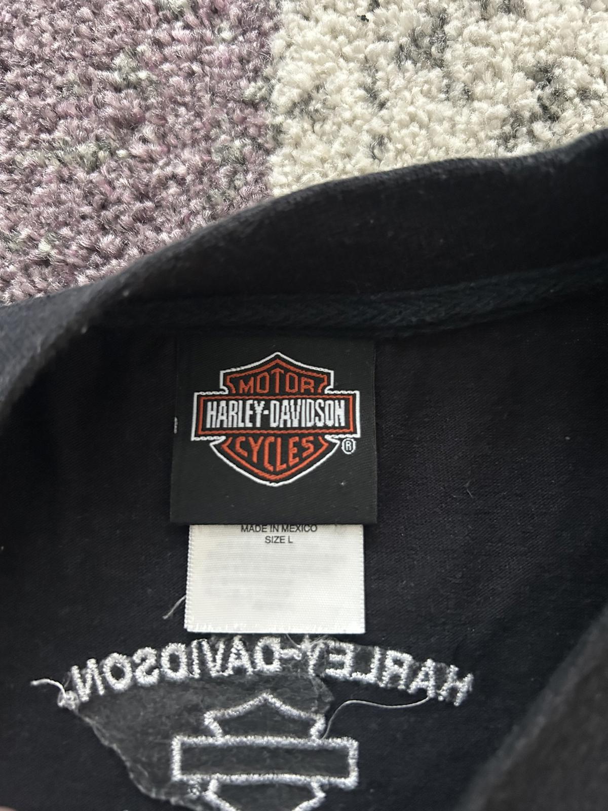 Harley-Davidson Long Sleeve T-Shirt - Black and Orange