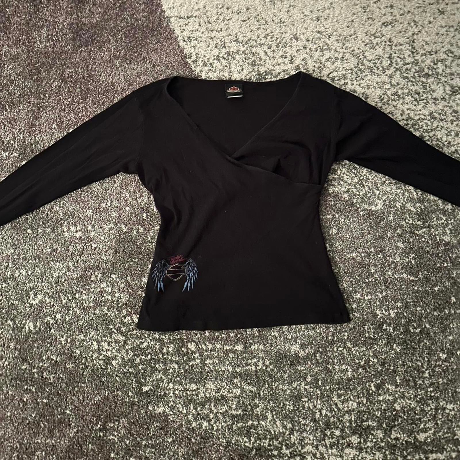 Harley-Davidson Women's Barrie Long Sleeve V-Neck