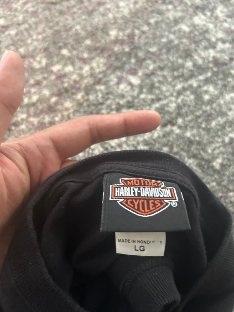 Harley Davidson Long Sleeve Tee - Grim Clown Design