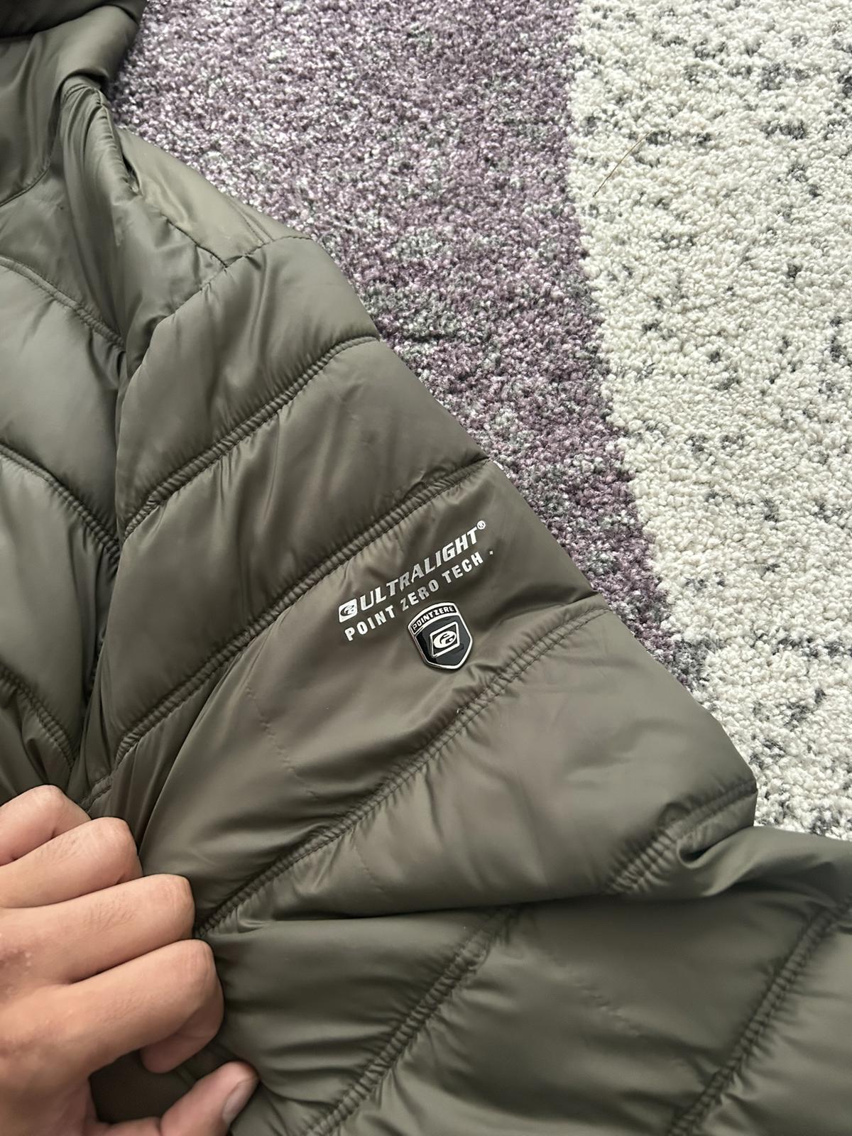 Men's Olive Green Point Zero Ultralight Puffer Jacket