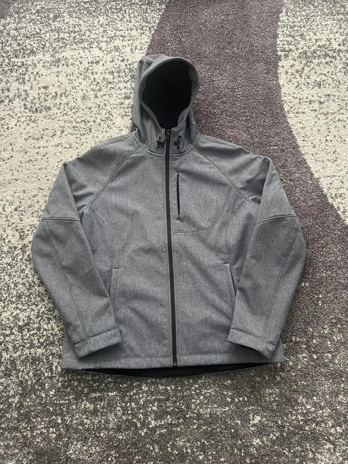 Kirkland Signature Men's Utility Jacket with Hood, Gray, XL