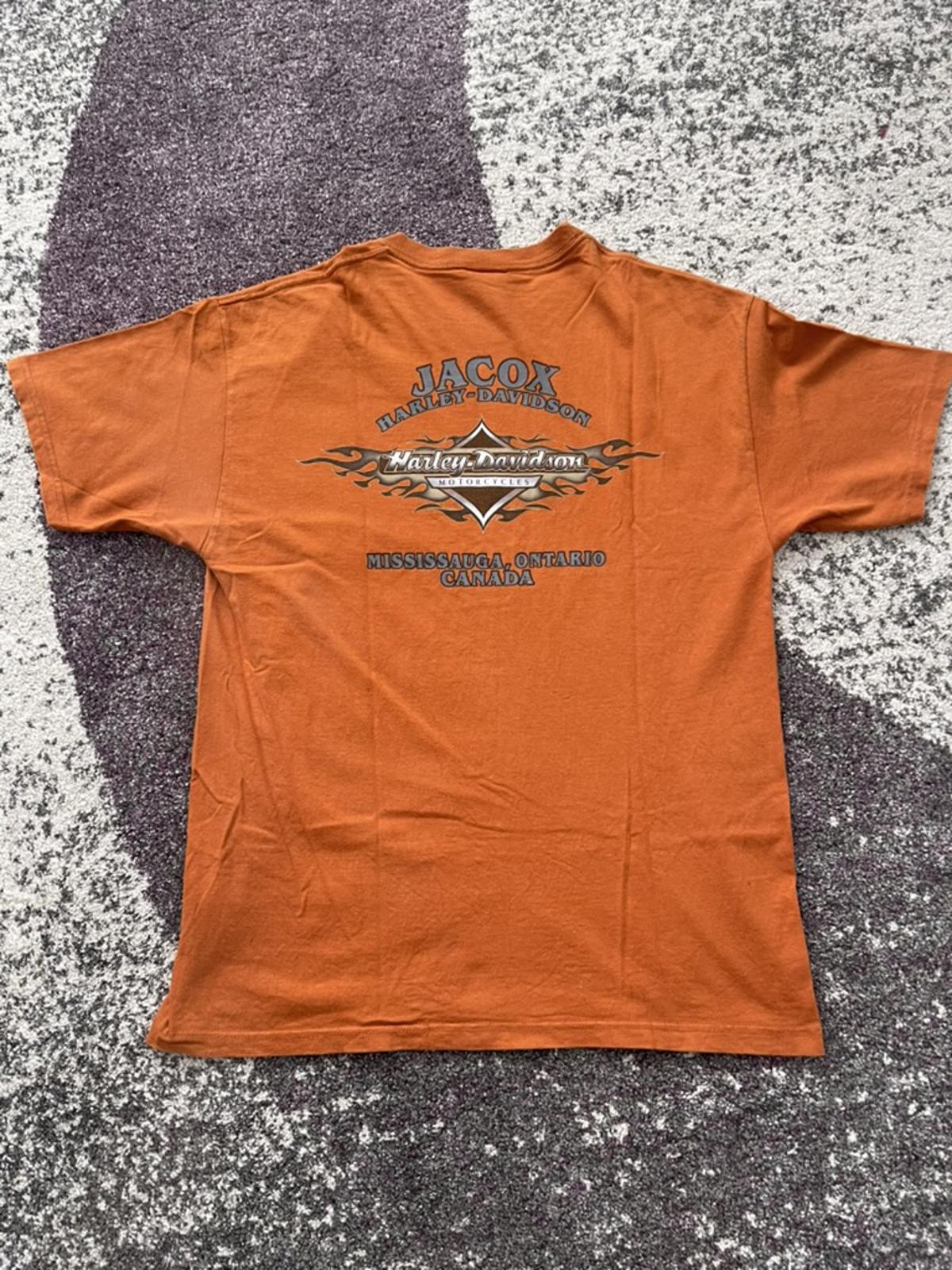 Vintage Jacox Harley-Davidson Rust Orange Tee – Graphic
