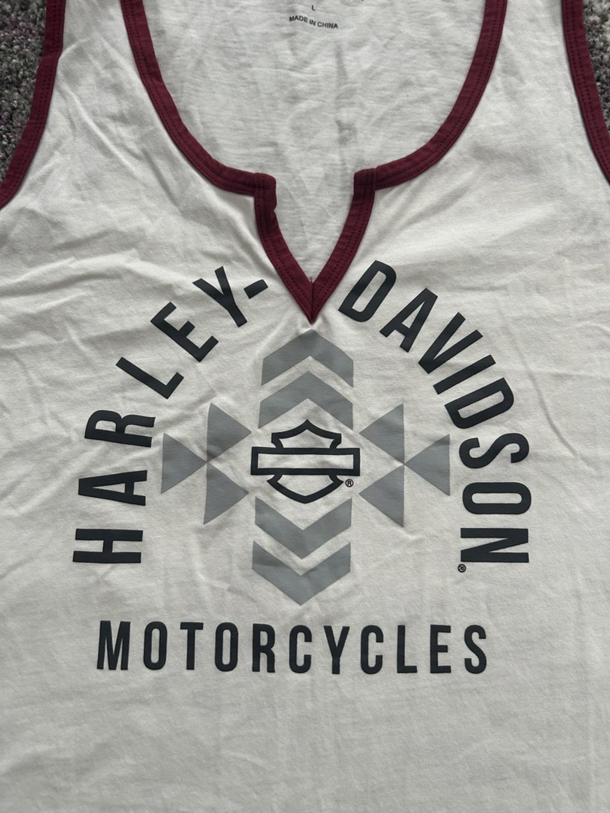 Harley-Davidson Geometric Logo Tank – Contrast Trim