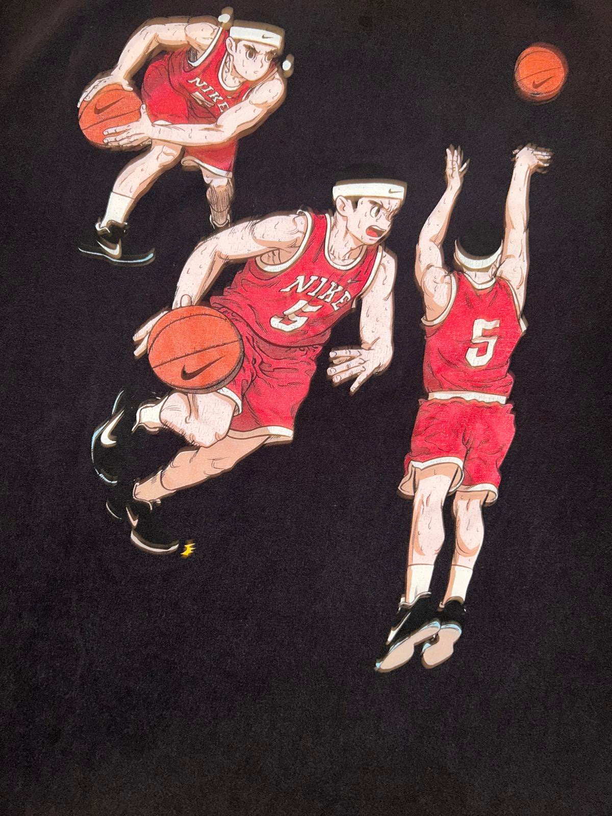 Nike Anime Men's Black Graphic T-Shirt