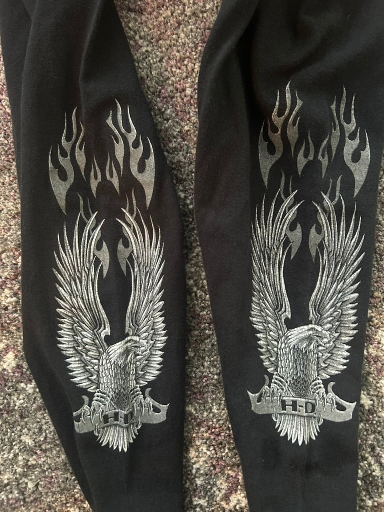 Harley-Davidson Long Sleeve Tee - Black Eagle Design