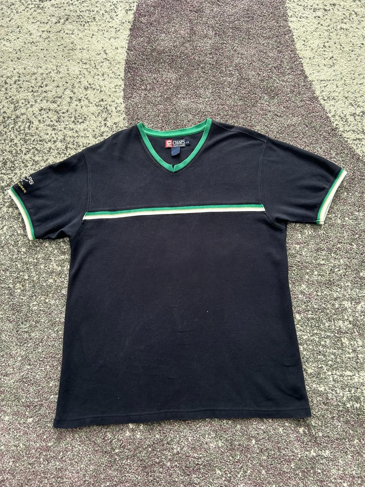 Chaps Ralph Lauren Men's Vintage V-Neck T-Shirt